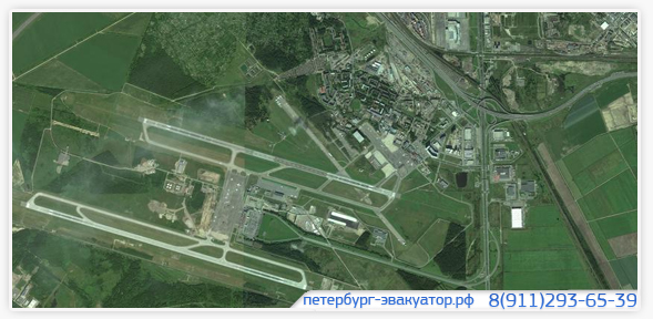 аэропорт пулково на карте